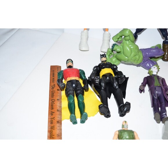 DC Comics Mixed Loose Action Figure Toy Lot Batman Robin Superman avengers - Picture 15 of 16